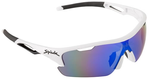 Spiuk Sportline Gafas Jifter Blanco - Negro Lente Espejo Azul Spiuk Sportline Gafas Jifter Blanco - Negro Lente Espejo Azul