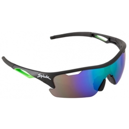 Spiuk Sportline Gafas Jifter Negro - Verde Lente Espejo Verde Spiuk Sportline Gafas Jifter Negro - Verde Lente Espejo Verde