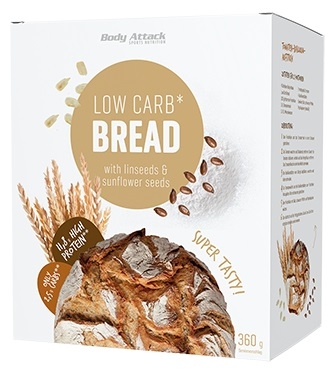 Body Attack Sports Nutrition Low Carb Bread 360 gr Body Attack Sports Nutrition Low Carb Bread 360 gr