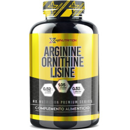 Hx Nutrition Arginina Ortinina Lisina 90 Capsulas - Hx Premium