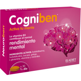 Eladiet Cogniben Plus 30 Comp (Antes Neuroben 30 Comp )
