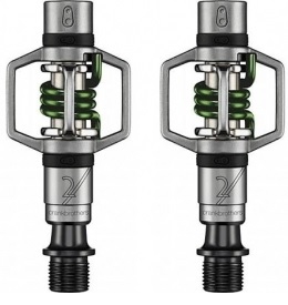 Crank Brothers Pedales Egg Beater 2 Plata/Verde Crank Brothers Pedales Egg Beater 2 Plata/Verde