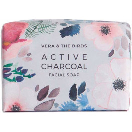 Vera & The Birds Active Charcoal Facial Soap 100 Gr Unisex