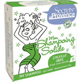 Secrets de Provence Festes Shampoo ohne Haken für fettiges Haar (Karton) 85