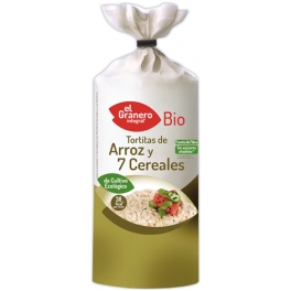El Granero Integral Tortitas de Arroz y 7 Cereales Bio 120 gr El Granero Integral Tortitas de Arroz y 7 Cereales Bio 120 gr
