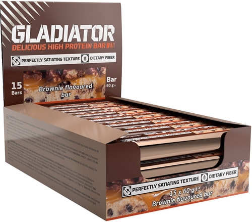 Olimp Nutrition Gladiator Bars 15 barritas x 60 gr Olimp Nutrition Gladiator Bars 15 barritas x 60 gr