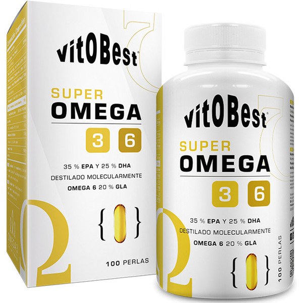 VitOBest Super Oméga 3-6 100 gélules