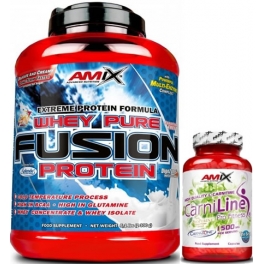 Pack Amix Whey Pure Fusion 2,3 kg + Amix CarniLine 30 caps Pack Amix Whey Pure Fusion 2,3 kg + Amix CarniLine 30 caps