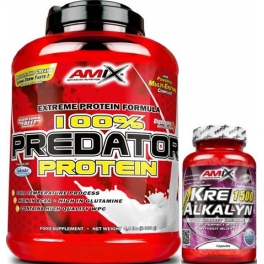 GESCHENKPAKET Amix Predator Protein 2 kg + Kre-Alkalyn 30 Kps