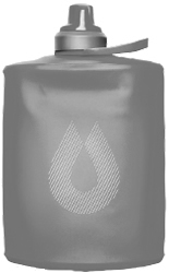 Hydrapak Stow - Botella Flexible 500 ml Gris Hydrapak Stow - Botella Flexible 500 ml Gris