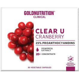 Goldnutrition Clear-u Cranberry - 30 Caps