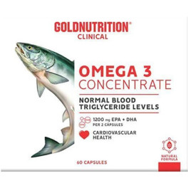 Goldnutrition Omega 3 Concentrado - Gn Clinical - 60 Caps