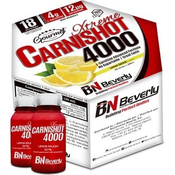 Beverly Nutrition Xtreme Carnishot 4000 18 doses x 30 ml