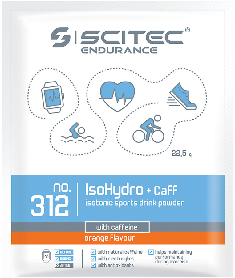 Scitec Endurance IsoHydro con Cafeina - Bebida Isotónica 1 sobre x 22,5 gr Scitec Endurance IsoHydro con Cafeina - Bebida Isotónica 1 sobre x 22,5 gr