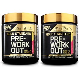 Optimum Nutrition Gold Standard Pre-Training Workout 2 Frascos x 330 gr