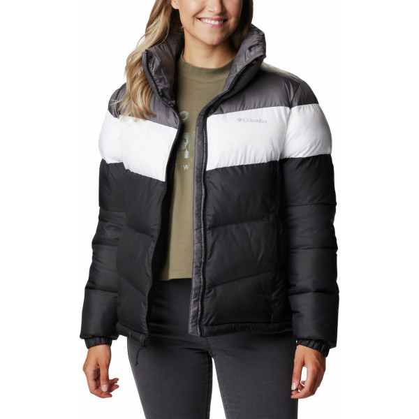 Columbia Puffect - Color Blocked Jacket Black White C (010)