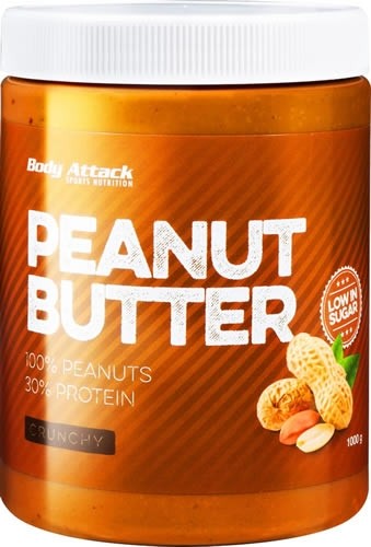 Body Attack Sports Nutrition Peanut Butter Crunchy - Mantequilla de Avellana 1000 gr Body Attack Sports Nutrition Peanut Butter Crunchy - Mantequilla de Avellana 1000 gr