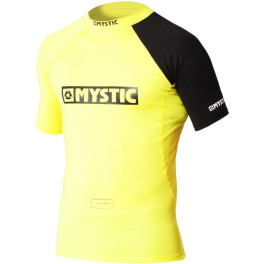 Mystic Event S/s Rashvest Chest Logo Yellow (250)