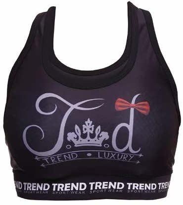 Trend Top Fitness Mujer Lazo Black Trend Top Fitness Mujer Lazo Black
