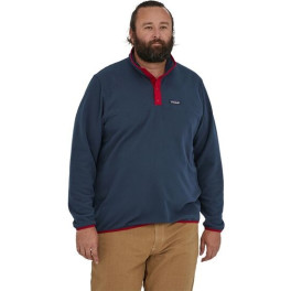 Patagonia Ms Micro D Snap-t P/o New Navy W/classic Red (nncr)