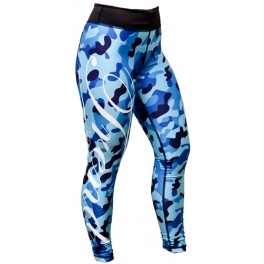 Trend Legging Fitness Largo Mujer - Camuflaje Azul Trend Legging Fitness Largo Mujer - Camuflaje Azul