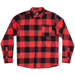 Quiksilver Motherfly Flannel Youth (kids) American Red Motherfly (rpy1)
