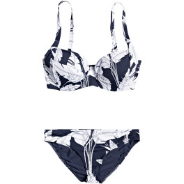 Roxy Printed Beach Classics - Conjunto De Bikini D-cup Para Mujer Mood Indigo Flying F (bsp6)