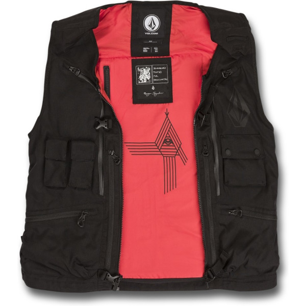 Volcom Iguchi Slack Vest New Black (nbk)