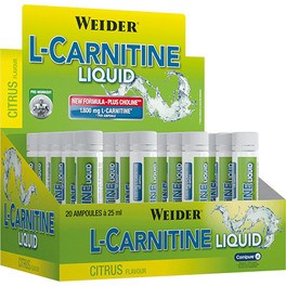 Weider L-Carnitina Liquid 1800 mg 20 ampollas x 25 ml
