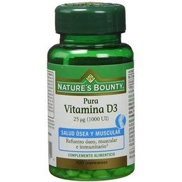 Nature´s Bounty Vitamina D3 25 µg 100 compr Nature´s Bounty Vitamina D3 25 µg 100 compr
