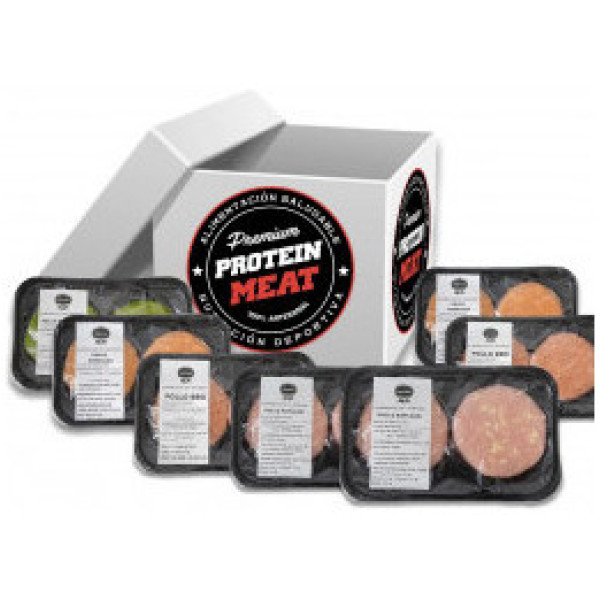 Premium Protein Meat Pack 10 Bandejas De 5 Hamburguesas 5x100 Gr