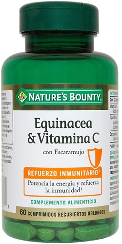 Nature´s Bounty Equinacea & Vitamina C 60 compr Nature´s Bounty Equinacea & Vitamina C 60 compr