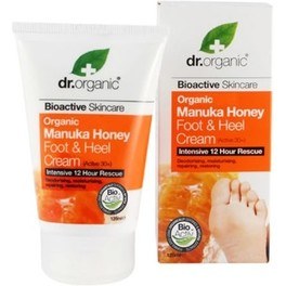 Dr Organic Creme para pés e calcanhares Manuka Honey - Creme para pés e calcanhares Manuka Honey 125 ml