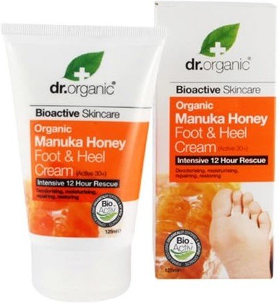 Dr Organic Crema para Pies y Talones de Miel de Manuka 125 ml Dr Organic Crema para Pies y Talones de Miel de Manuka 125 ml