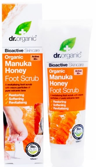 Dr Organic Exfoliante para pies de miel de Manuka 125 ml Dr Organic Exfoliante para pies de miel de Manuka 125 ml