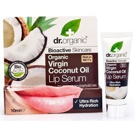 Dr Organic Virgin Coconut Oil Lip Serum - Suero Labial de Aceite de Coco Virgen 10 ml