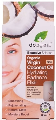Dr Organic Virgin Coconut Oil Hydrating Radiance Elixir - Elixir Hidratante de Aceite de Coco Virgen 30 ml Dr Organic Virgin Coconut Oil Hydrating Radiance Elixir - Elixir Hidratante de Aceite de Coco Virgen 30 ml