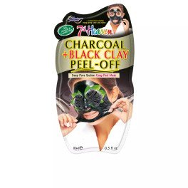 7th Heaven Peel-off  Charcoal + Black Clay Mask 10 Ml Unisex