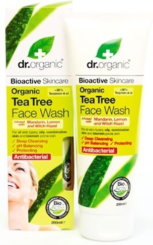 Dr Organic Gel Facial de Arbol de Te 200 ml Dr Organic Gel Facial de Arbol de Te 200 ml