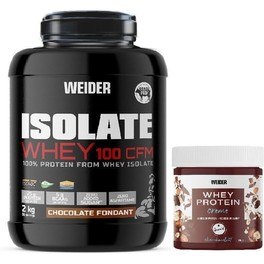Pack Weider Isolate Whey 100 CFM 2 Kg + Whey Protein Spread Choco-Avellana 250 Gr