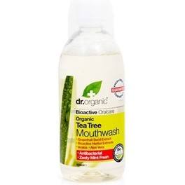 Dr Organic Tea Tree Mouthwash - Enjuague Bucal de Arbol de Te 500 ml