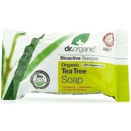 Dr Organic Tea Tree Soap - Jabon en Pastilla de Arbol de Te 100 gr