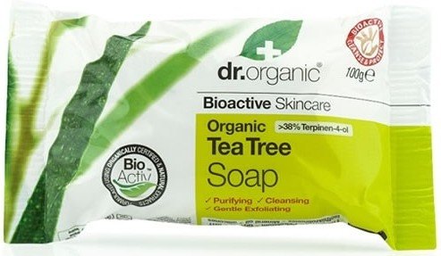 Dr Organic Jabon en Pastilla de Arbol de Te 100 gr Dr Organic Jabon en Pastilla de Arbol de Te 100 gr