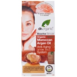Dr Organic Moroccan Argan Oil Anti-Aging Stem Cell System - Sistema Anti Edad con Celulas Madre de Argan 30 ml