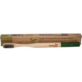 Vamboo Cepillo 100% Bambu Eco Carbon Blanco