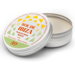Sol De Ibiza Crema Solare Spf50 Vaso Di Vetro Bio 100 Ml