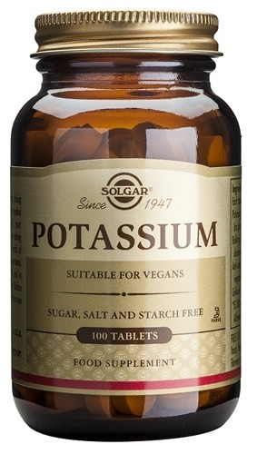 Solgar Potasio - Potassium 100 tabs Solgar Potasio - Potassium 100 tabs
