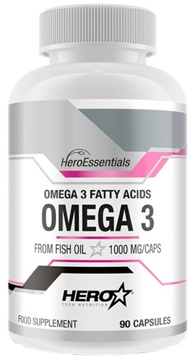 Hero Essentials Omega 3 1000 mg 90 caps Hero Essentials Omega 3 1000 mg 90 caps