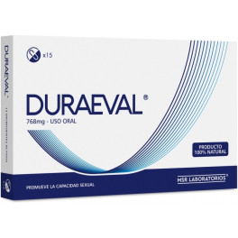 Duraeval - Potenciador Sexual 768 Mg 15 Caps
