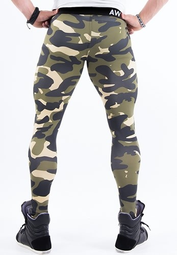 Nebbia Leggins Largo Hombre Camo - Camuflaje Verde Nebbia Leggins Largo Hombre Camo - Camuflaje Verde